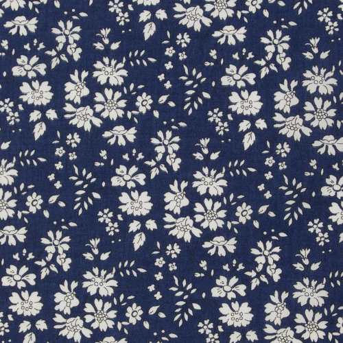 Capel (Dark Blue) - Liberty Fabrics Tana Lawn®